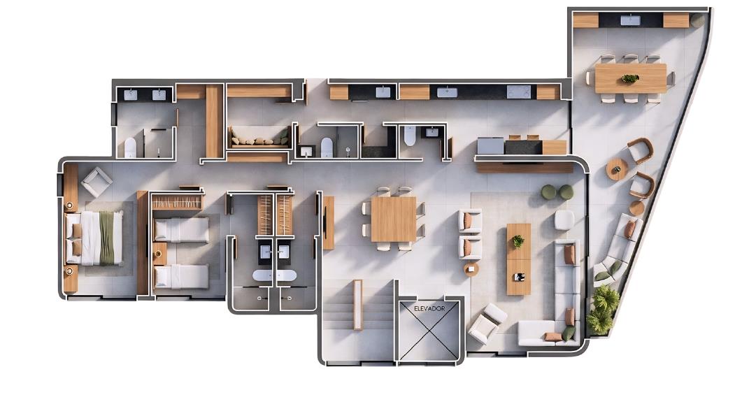 Planta humanizada — Cobertura Duplex